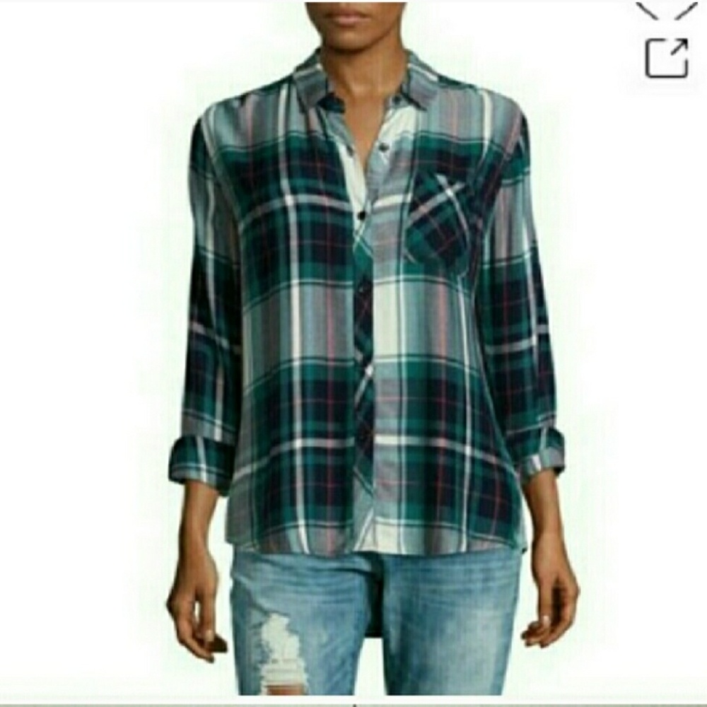 🆕 Rails Hunter Plaid Button Up